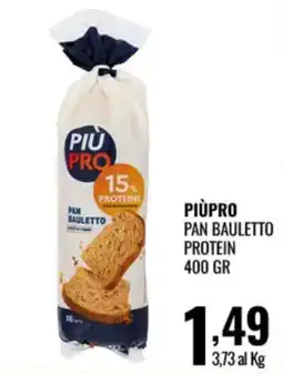 Gecop Piùpro pan bauletto protein offerta