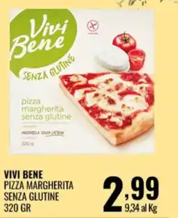 Gecop Vivi Bene pizza margherita senza glutine offerta