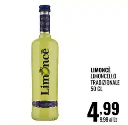 Gecop Limoncè limoncello tradizionale offerta