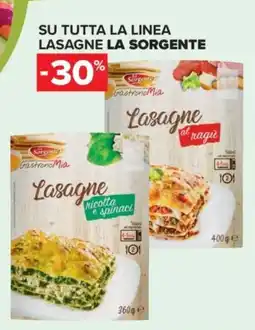 Carrefour Express Lasagne La Sorgente offerta