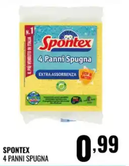 Gecop Spontex 4 panni spugna offerta