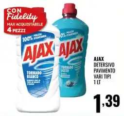 Gecop Ajax detersivo pavimento vari tipi offerta