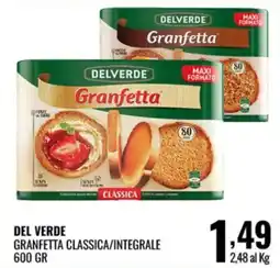 Gecop Delverde Granfetta Classica offerta