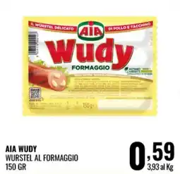 Gecop Aia Wudy wurstel al formaggio offerta