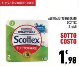 Conad City Asciugatutto decorato Scottex offerta