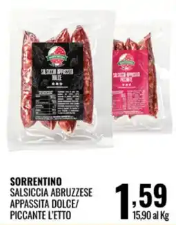Gecop Sorrentino Salsiccia abruzzese offerta