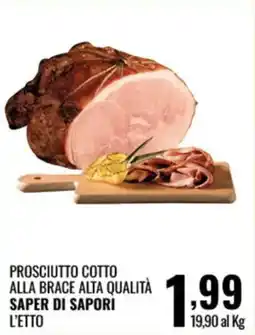Gecop Prosciutto cotto alla brace alta qualità Saper di Sapori offerta