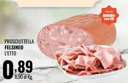 Gecop Prosciuttella Felsineo L'Etto offerta