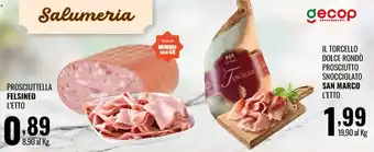 Gecop Prosciuttella Felsineo offerta
