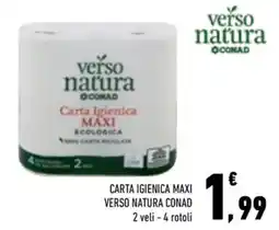Conad City Carta igienica maxi verso natura offerta