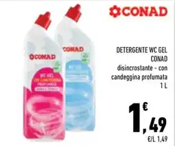 Conad City Detergente WC Gel Conad offerta