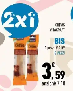 Conad City Chews Vitakraft offerta