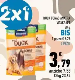 Conad City Duck Bonas Anatra Vitakraft offerta