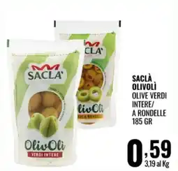 Gecop Saclà olivoli verdi intere offerta