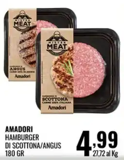 Gecop Hamburger di scottona/angus Amadori offerta
