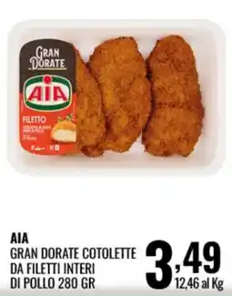 Gecop AIA Gran Dorate Cotolette da Filetti Interi di Pollo offerta