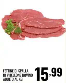 Gecop Fettine di spalla di vitellone bovino adulto offerta