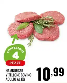 Gecop Hamburger vitellone bovino adulto offerta