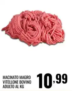 Gecop Macinato magro vitellone bovino adulto offerta