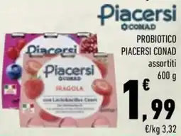 Conad City Piacersi probiotico assortiti offerta