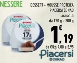 Conad City Mousse proteica Piacersì offerta