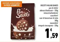 Conad Superstore Biscotti Mulino Bianco Pan di Stelle offerta