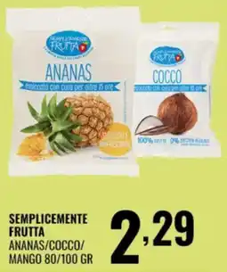 Gecop Semplicemente frutta ananas/cocco/mango offerta