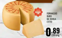 Gecop Formaggio duro da tavola Forcello offerta