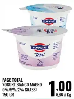 Gecop Fage Total Yogurt Bianco Magro offerta