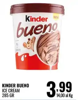 Gecop Kinder bueno ice cream offerta