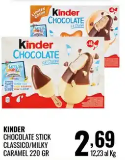 Gecop Kinder Chocolate Stick offerta