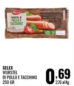 Gecop Selex wurstel di pollo e tacchino offerta