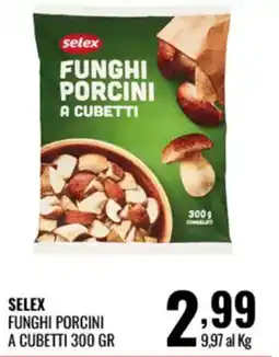Gecop Selex funghi porcini a cubetti offerta