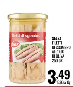 Gecop Selex filetti di sgombro all'olio di oliva offerta