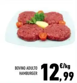 Conad City Bovino adulto hamburger offerta