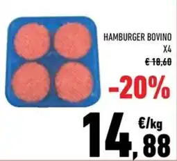 Conad City Hamburger bovino offerta