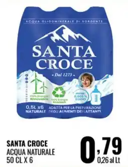Gecop Santa Croce acqua naturale offerta