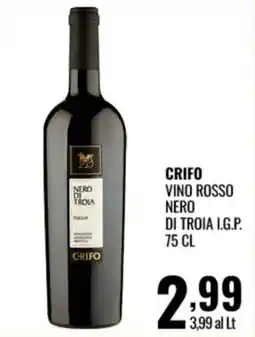Gecop Crifo vino rosso nero di troia i.g.p. offerta