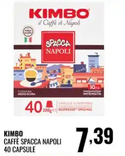 Gecop Kimbo Caffè Spacca Napoli offerta