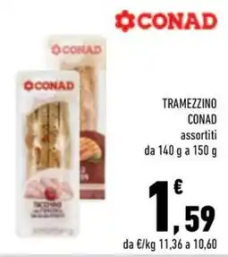 Conad City Tramezzino Conad assortiti offerta