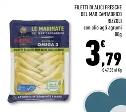 Conad Superstore Le marine di alici fresche del mar cantabrico Rizzoli offerta