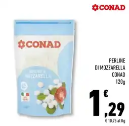 Conad Superstore Perline di mozzarella Conad offerta