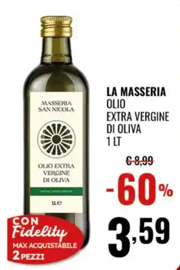 Gecop Masseria San Nicola olio extra vergine di oliva offerta