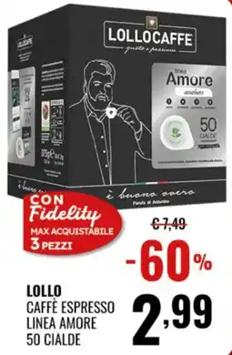Gecop Lollo Caffè Espresso Linea Amore offerta