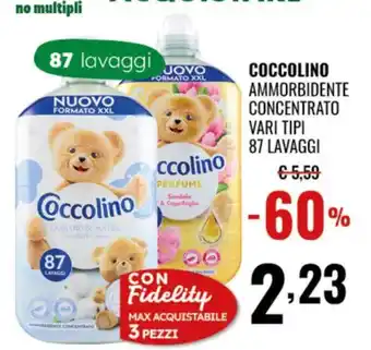 Coccolino ammorbidente concentrato