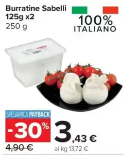 Carrefour Express Burratine Sabelli offerta