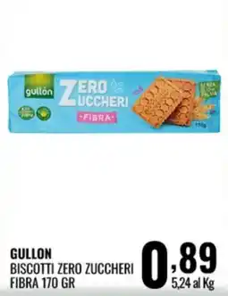 Gecop Gullón biscotti zero zuccheri fibra offerta