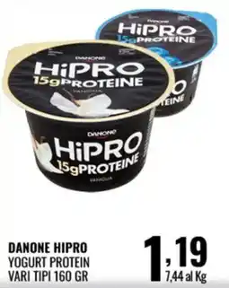 Gecop Danone HiPro yogurt protein offerta