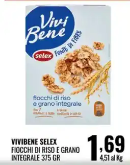 Gecop Vivi Bene fiocchi di riso e grano integrale offerta