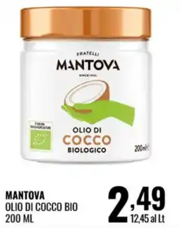 Gecop Mantova olio di cocco bio offerta
